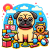 Pug Birthday Kids