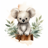 Adorable Koala Clipart