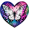 Butterfly in the heart