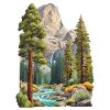 Wunder schöne Berglandschaft