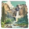 Wonderful beautiful mountain scenery
