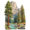 Wunder schöne Berglandschaft