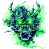 Grüner Drache