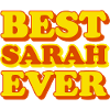 Cadeau amusant avec prénom Sarah