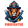 Firefighter Lion Gift