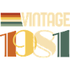Jahrgang 1981 - 1981 Jubiläumsgeschenk