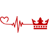 Crown Heart Symbol