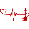 shisha pulse heart love