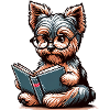 Yorkshire Terrier book lover