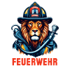 Feuerwehr Löwe Geschenk