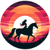 Arabisches Pferd Mädchen