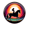 Femme Cheval Arabe