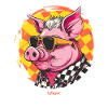 Cool Sunglasses Pig