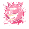 A really mean pig