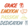 Grace Emotion Passion Dedication