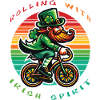 Leprechaun Cycling Saint-Patrick