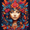 Fille florale