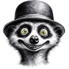 Erdmännchen mit Hut