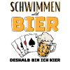 Baignade et bière