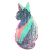 Neon Cat Art