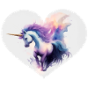 Einhorn Herz