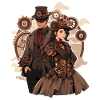 Steampunk-Couple