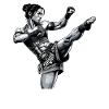 Muay Thai Woman