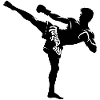 Muay Thai Kämpfer Design