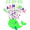 Carnival,Whale,Confetti,Carnival,Whale,Green