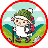 Hill walking Sheep