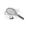 Tennis Therapy Bold Tee