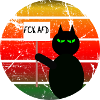 Lustige DemoCat mit Statement FCKAFD