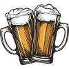 Bierkrug Bier Anstoßen
