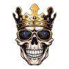 Skull King Crown