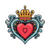 Heart Crown Love