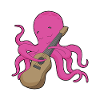 Octopus Musician Guitar Music