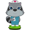 Raccoon Nurse Notepad