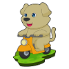 Dog Motorcycle