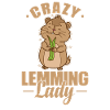 Crazy Lemming Lady Rodent