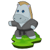 Pferd Karate Kampfsport