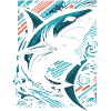 Requin Street art
