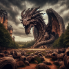 Dragon in the mountains
