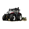 Tracteur Steyr 6145 avec charrue