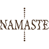 Lettrage Namaste