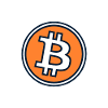 Orange Bitcoin Logo