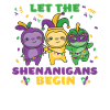 Mardi Gras Faultier Faschings Kostüm