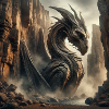Dragon dans le ravin