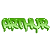 Graffiti Name Arthur