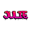 Graffiti name Julie