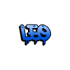 Graffiti-Name Leo